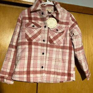 Plaid Pink Kids Jacket